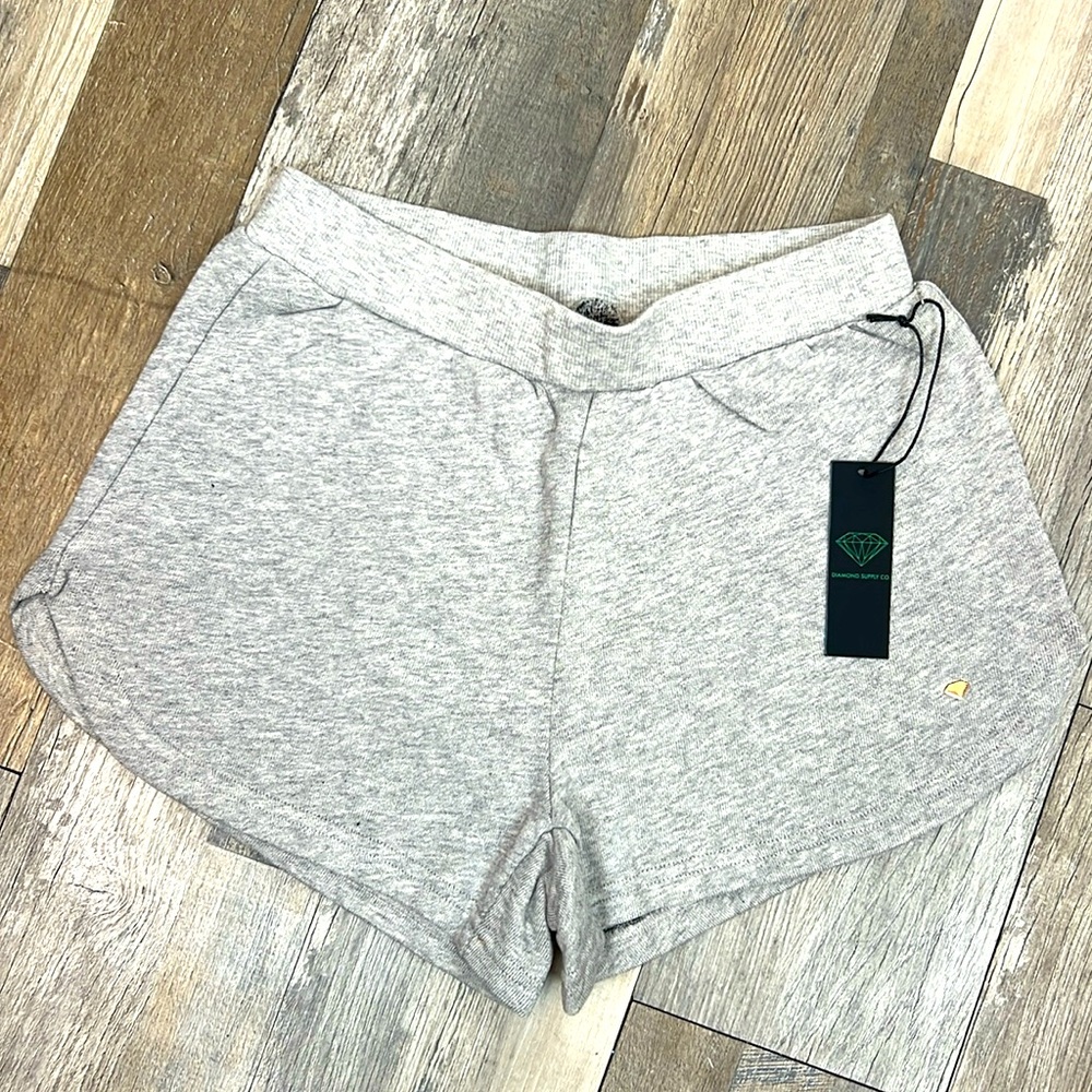 Diamond supply Co. Short Grey S. XS Terry sweatshorts New 🆕 Pavilion shorts